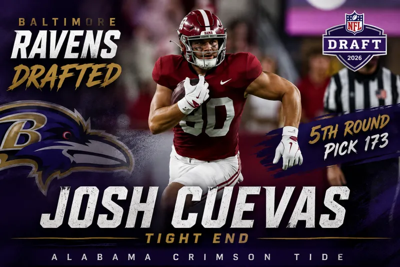 Ravens Draft Profile: Ravens Add Versatile Tight End Josh Cuevas With Fifth-Round Pick