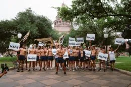 Local Testicular Cancer Survivor Participates in March in Austin, Texas