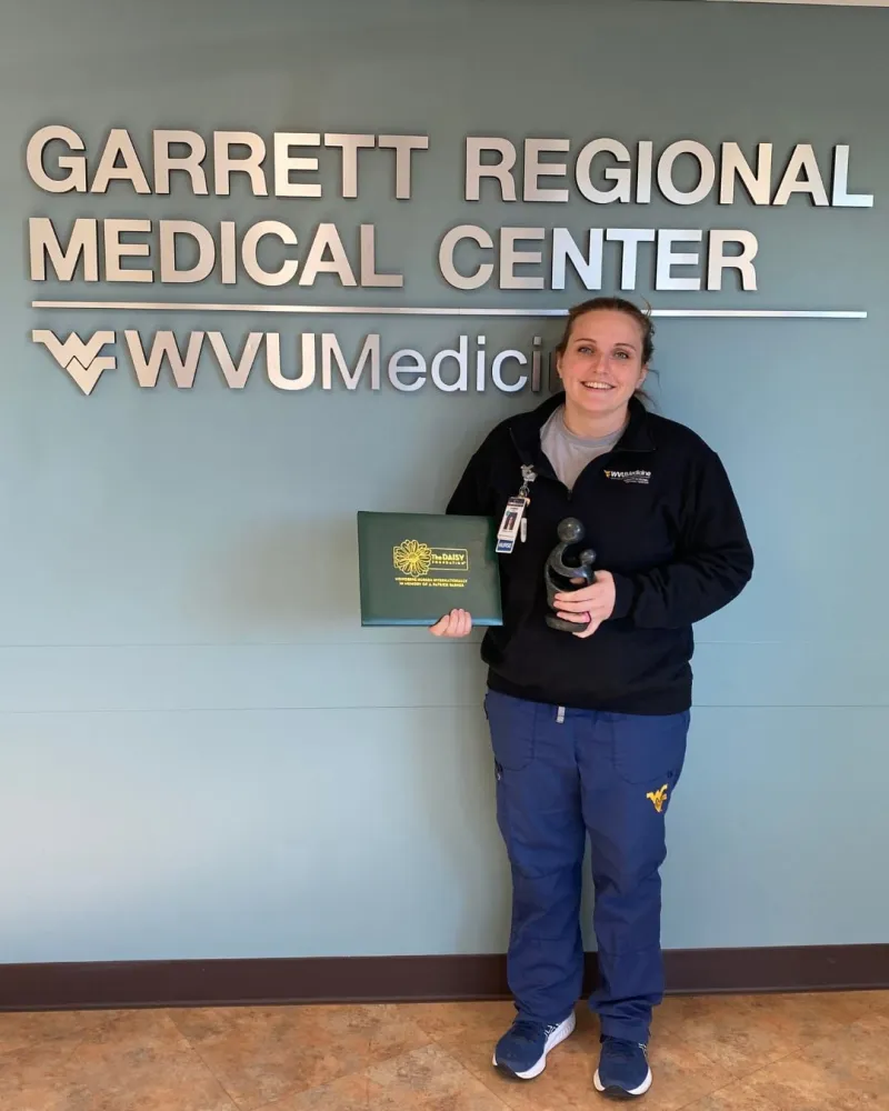 Garrett Regional Medical Center honors Summer Sines, RN, with DAISY Nurse Leader Award