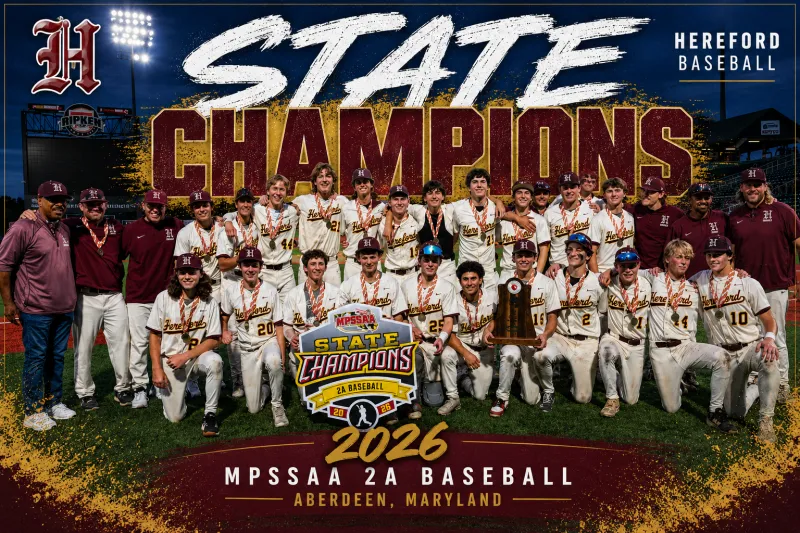 Hereford Walks Off Kent Island To Capture MPSSAA 2A Baseball State Championship