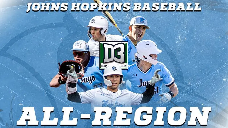 Five Blue Jays, Coaching Staff Earn D3Baseball.com All-Region Recognition