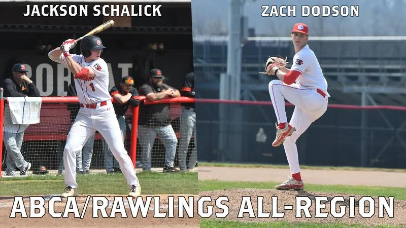 Schalick, Dodson Take ABCA All-Region Accolades
