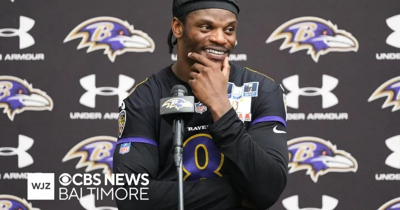 Ravens' Lamar Jackson says he loves Baltimore, but steers clear of discussing his contract