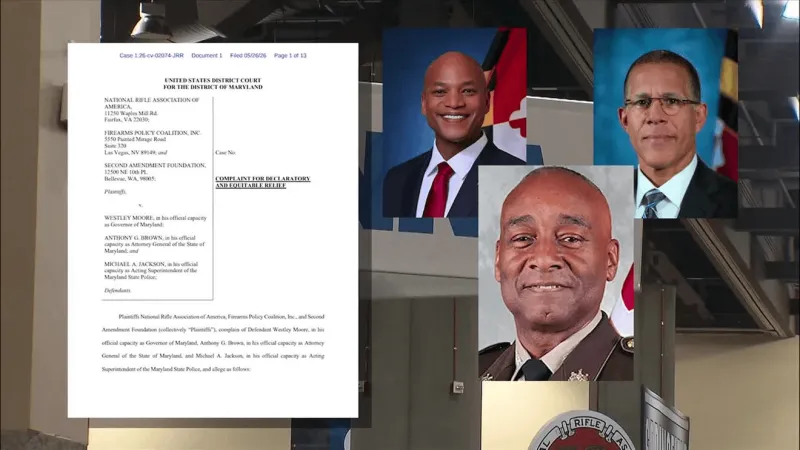 NRA sues Maryland governor and officials over 'Glock ban'