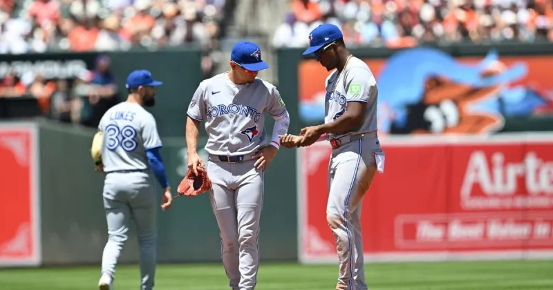 Toronto outfielder injured on ball thrown by child from Camden Yards' bleachers
