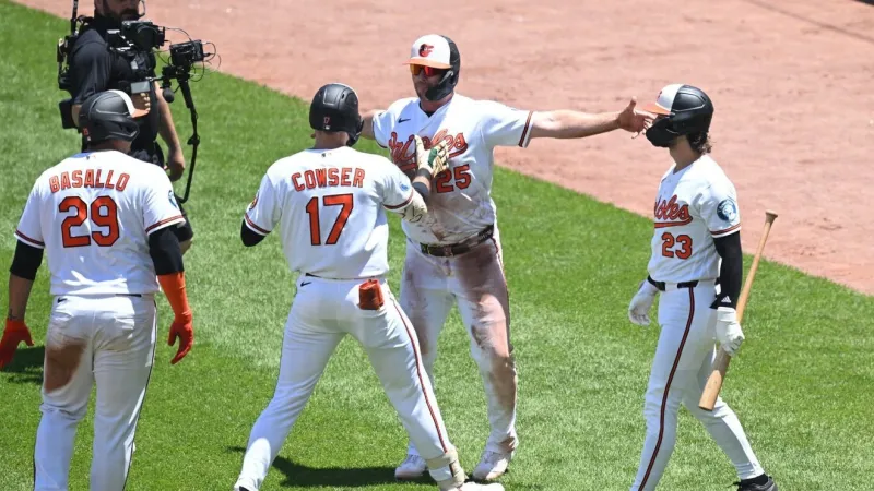 Cowser HR, 4 RBIs back solid start by Bradish in Orioles' 9-5 victory over Toronto