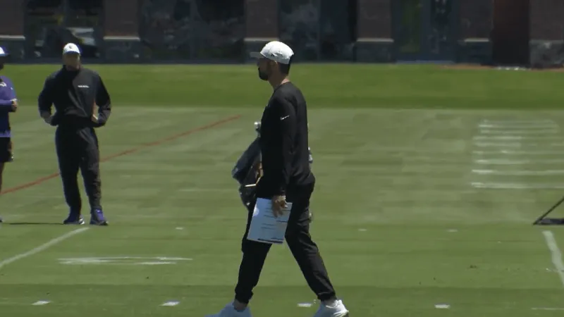 Ravens offensive coordinator Declan Doyle described as "genius" and a "human computer"