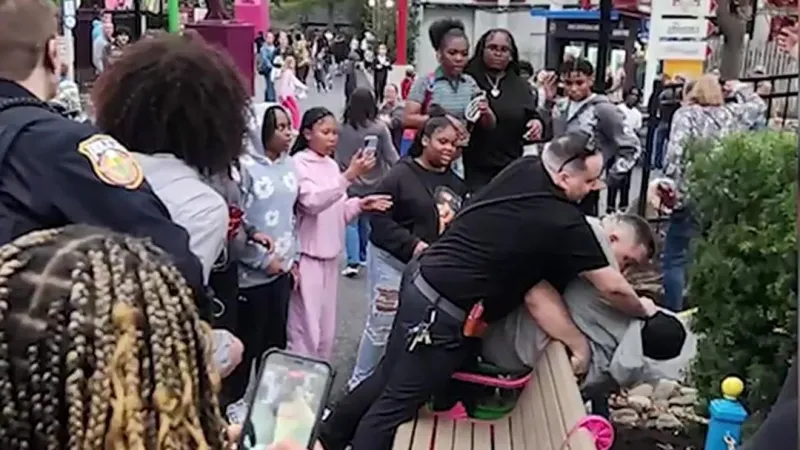Police charge 55 kids, teens after opening-day brawl at Hersheypark caught on camera