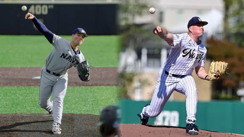 Navy Pitchers Archibald and Bendik Garner ABCA/Rawlings All-Region Honors