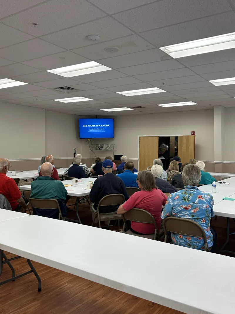 Local Kiwanis group asks AI questions at tech-forward seminar