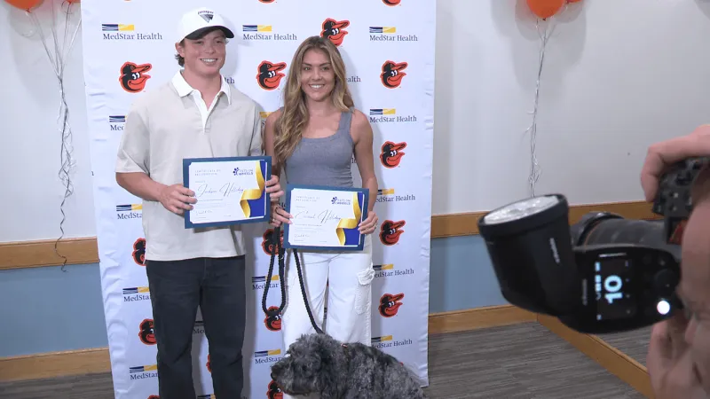 Jackson Holliday's dog certified as honorary therapy dog