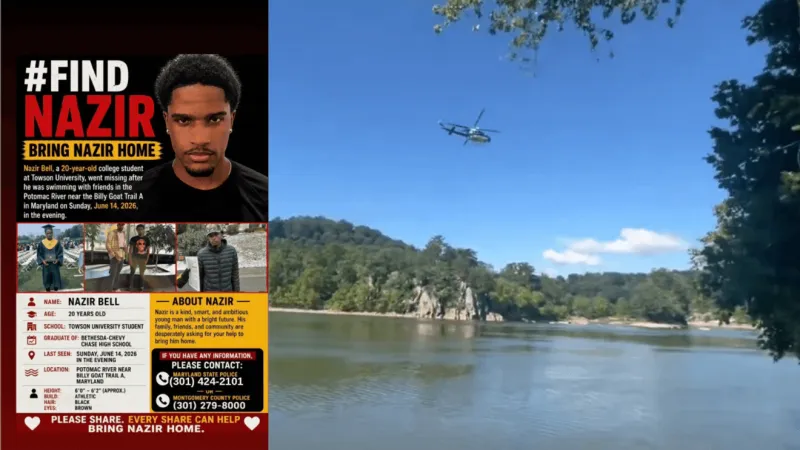 Swimmer who went missing in Potomac River identified