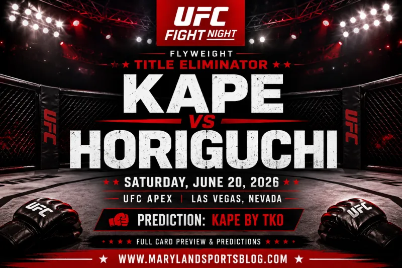 MSB Fight Club: Kape vs. Horiguchi Headlines UFC Fight Night in Flyweight Showdown