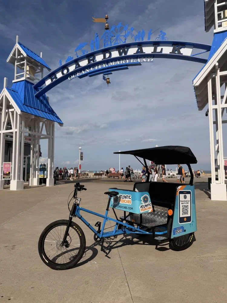 Pedicabs Roll Onto the Ocean City Boardwalk This Weekend in Ocean City, Maryland