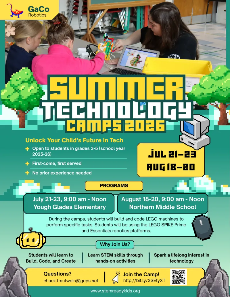 Summer Tech Camps Announced