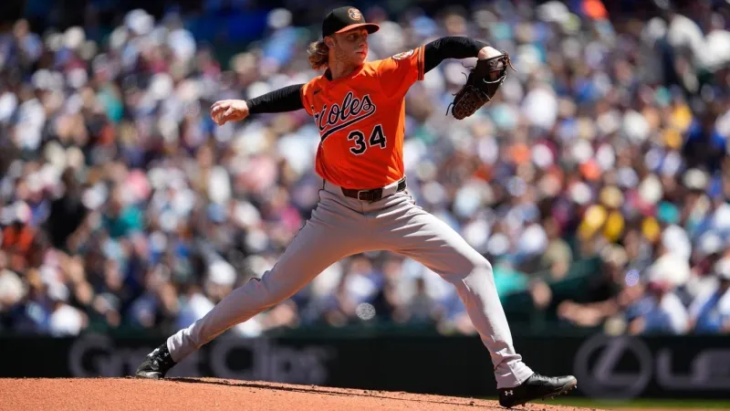 Bryan Woo throws 7 scoreless innings as the Mariners beat the Orioles 3-0