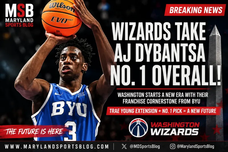 BREAKING: Wizards Draft AJ Dybantsa No. 1 Overall, Pair Future Superstar With Newly Extended Trae Young