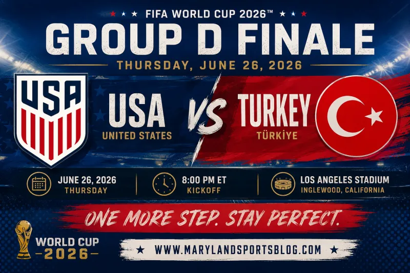 USA Looks to Stay Perfect Against Eliminated Turkey in World Cup Group D Finale