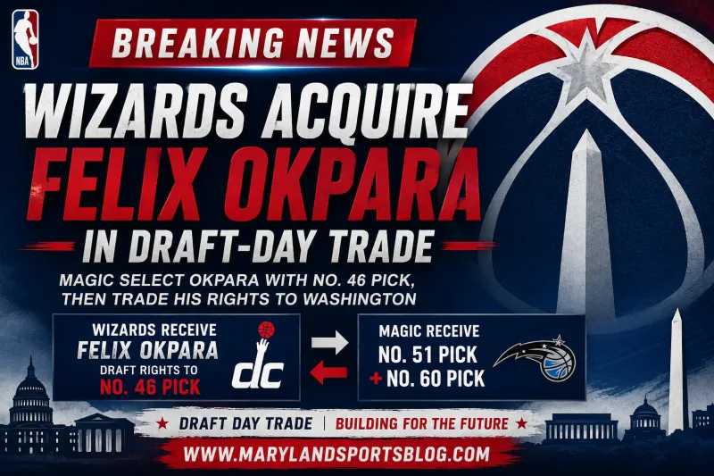 Breaking News: Wizards Trade Up to Draft Tennessee Big Man Felix Okpara