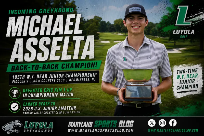 Incoming Loyola Golf Standout Michael Asselta Defends W.Y. Dear Junior Championship, Punches Ticket to U.S. Junior Amateur