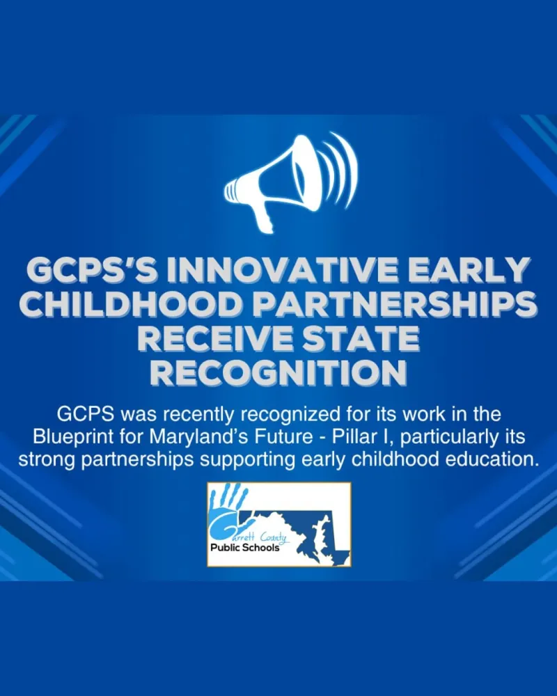 Garrett County Public School's Innovative Early Childhood Partnerships Receive State Recognition