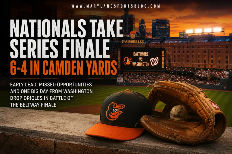 Orioles Drop Battle of the Beltway Finale, Fall 6-4 to Nationals as Luis Garca Jr. Takes Over