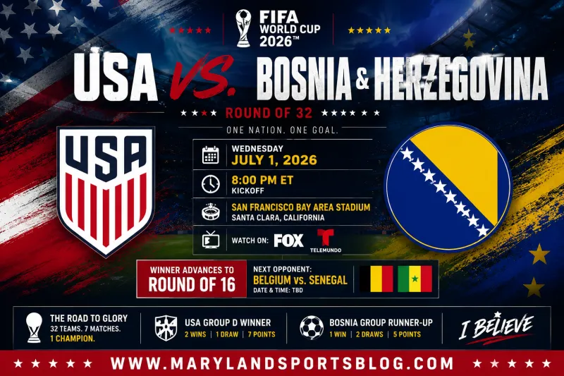 United States faces Bosnia and Herzegovina in knockout-stage test