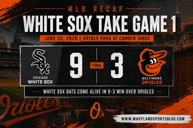 White Sox 9, Orioles 3: Seven-run third buries Baltimore
