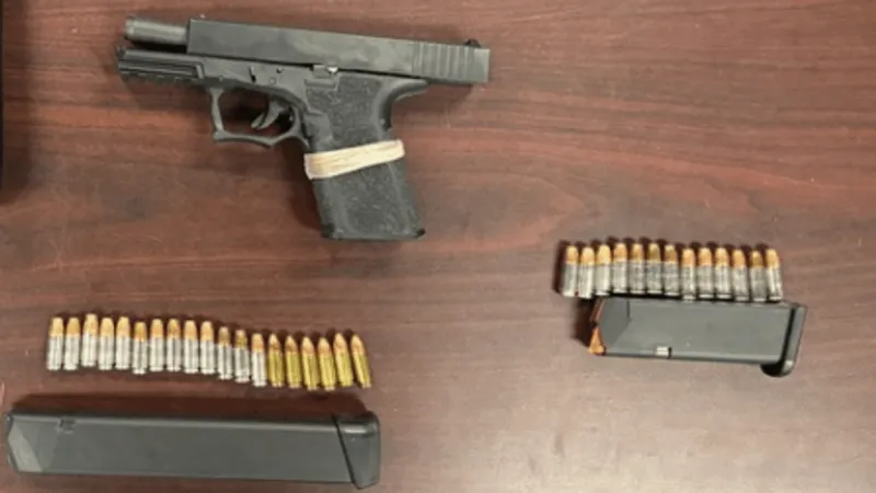 Silver Spring man arrested after loaded handgun found under seat in Laurel traffic stop