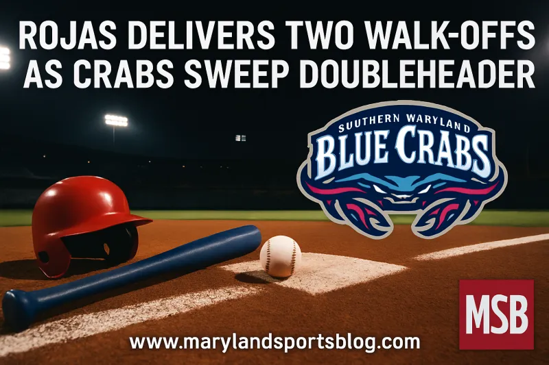 Rojas Delivers Two Walk-Offs as Crabs Sweep Doubleheader