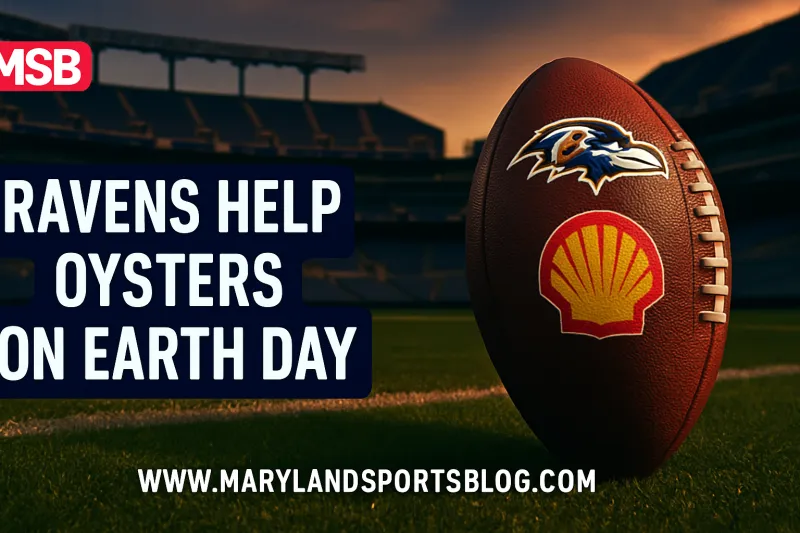 Baltimore Ravens Join Healthy Harbor Initiative to Support Oyster Restoration on Earth Day