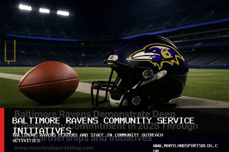 Baltimore Ravens Demonstrate Deep Community Commitment in 2025 Through Key Partnerships and Initiatives