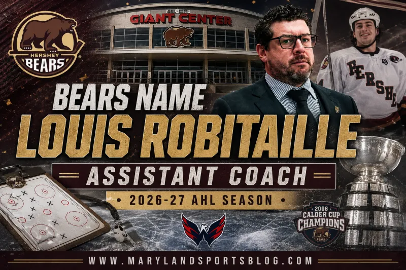 Hershey Bears Bring Back Calder Cup Champion Louis Robitaille as Assistant Coach