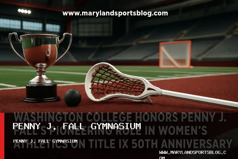 Washington College Honors Penny J. Fall's Pioneering Role in Women's Athletics on Title IX 50th Anniversary