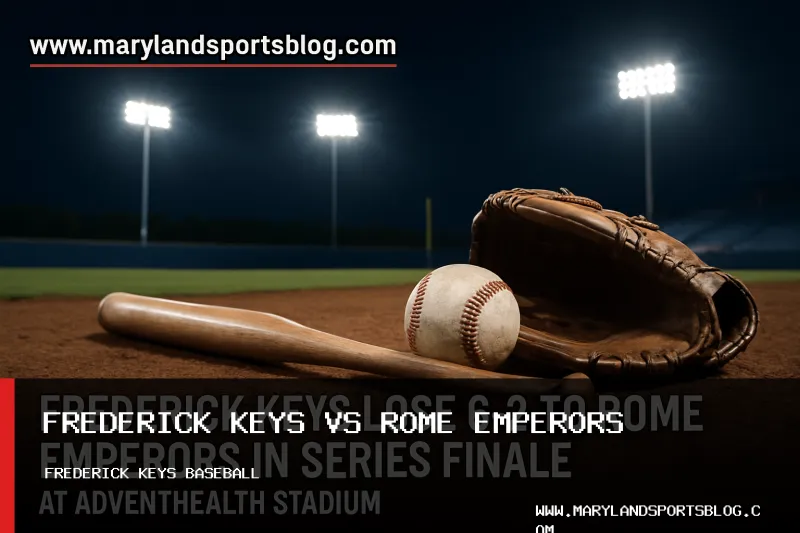 Frederick Keys Fall 6-2 to Rome Emperors in Series Finale at AdventHealth Stadium