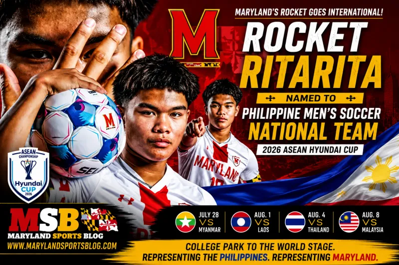 Maryland's Rocket Ritarita Earns Call-Up to Philippine Men's National Team