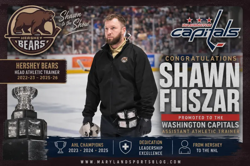 Hershey Bears Head Athletic Trainer Shawn Fliszar Promoted to Washington Capitals Staff