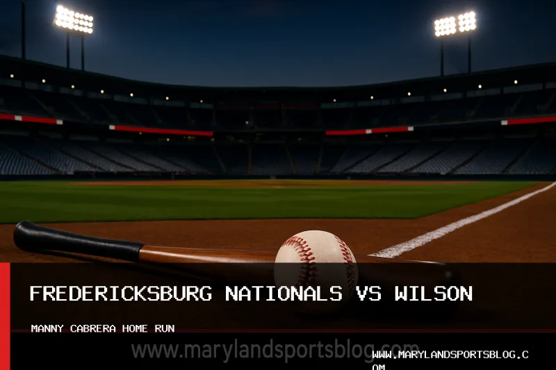 Fredericksburg Nationals Lose 9-1 to Wilson Warbirds Despite Manny Cabrera's Early Home Run