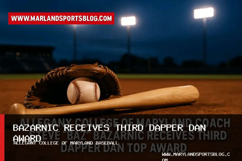 Allegany College of Maryland Baseball Coach Steve "Baz" Bazarnic Receives Third Dapper Dan Top Award