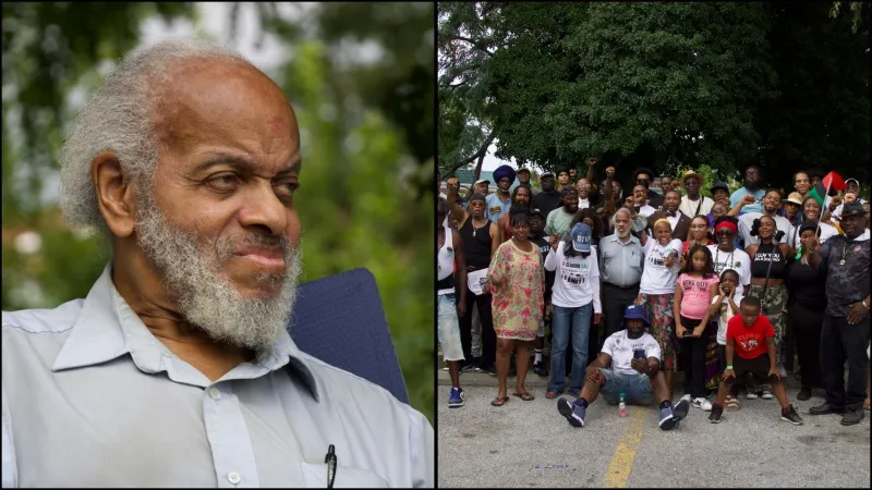 Baltimore elder speaks on attack at anti-violence rally