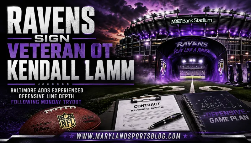Ravens Sign Veteran Tackle Kendall Lamm After Monday Tryout