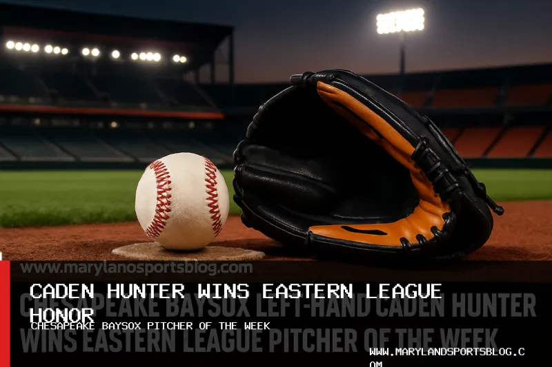 Chesapeake Baysox Left-Hander Caden Hunter Wins Eastern League Pitcher of the Week