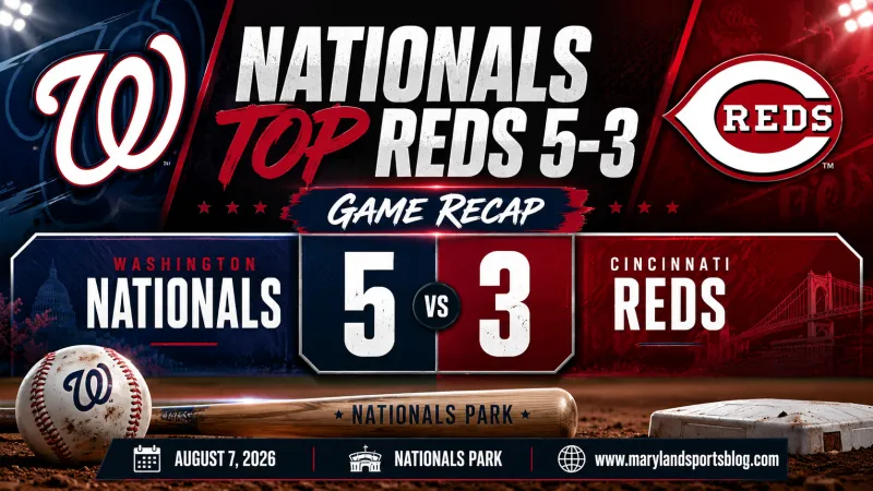 Lile, Ford Power Nationals Past Reds 5-3 to Open Series