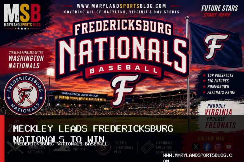 Fredericksburg Nationals Defeat Delmarva Shorebirds 5-3 Behind Xander Meckley's 7.1-Inning Start