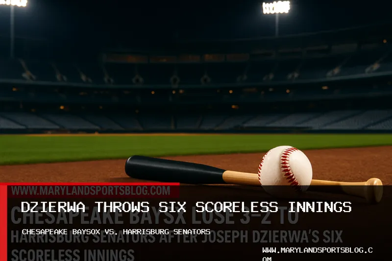 Chesapeake Baysox Fall 3-2 to Harrisburg Senators on Sam Brown's Ninth-Inning Home Run