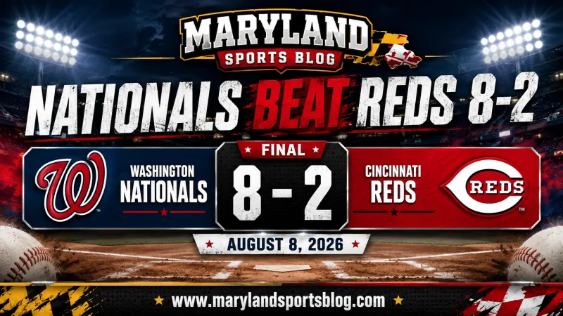 Nationals Knock Off Chase Burns, Beat Reds 8-2 for Second Straight Win