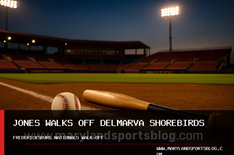 Sir Jamison Jones Delivers Ninth-Inning Winner as Fredericksburg Nationals Edge Delmarva Shorebirds 9-8