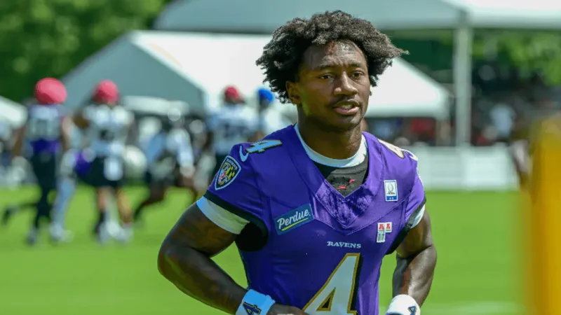 SUN: Ravens WR Zay Flowers exits practice with leg injury, is 'day to day'