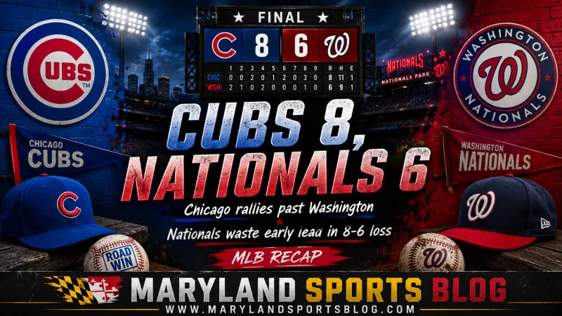Nationals' Early Lead Slips Away as Cubs Rally for 8-6 Win