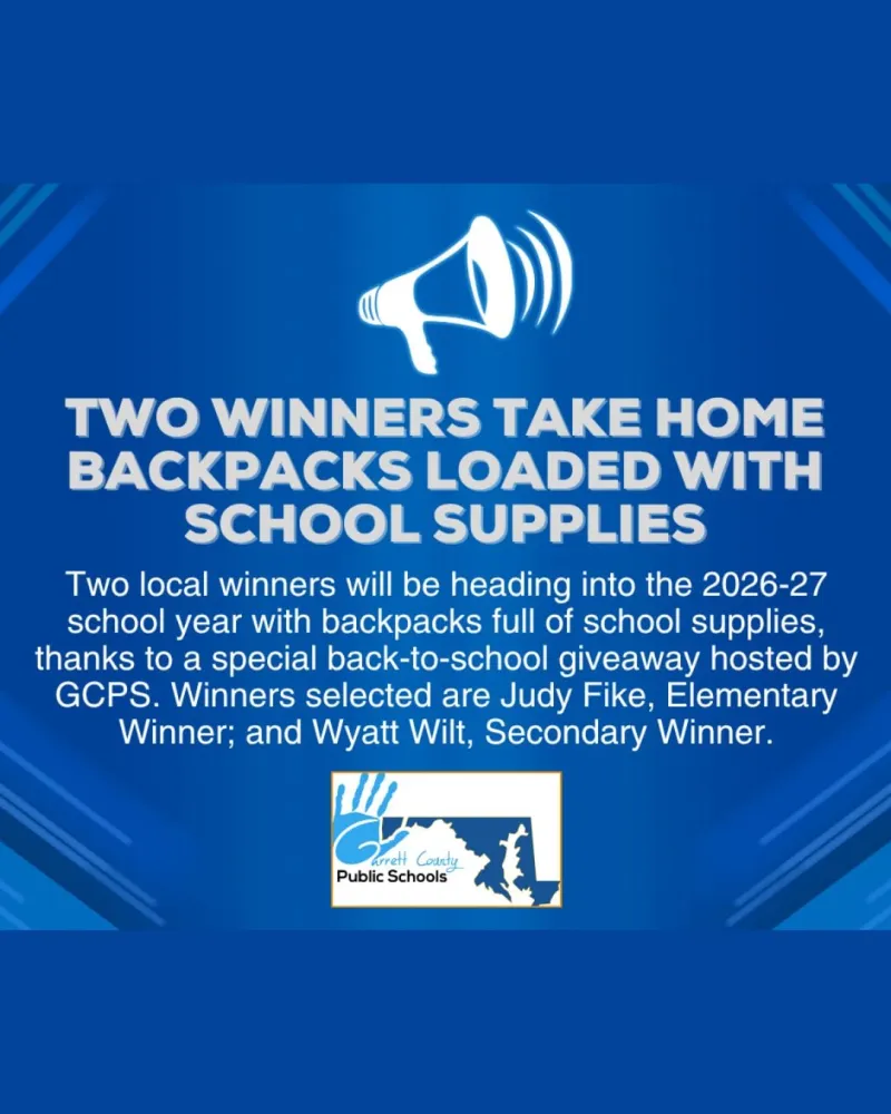 Two Winners Take Home Backpacks Loaded with School Supplies
